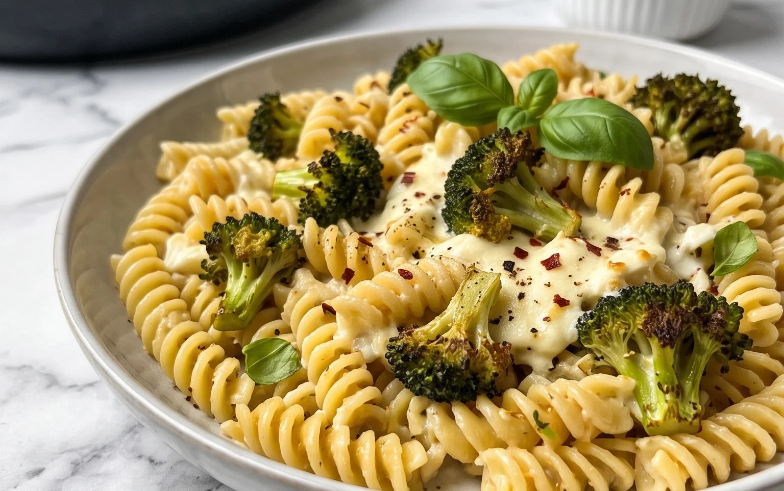 Gebackene Feta-Brokkoli-Pasta: Cremig, einfach & schnell