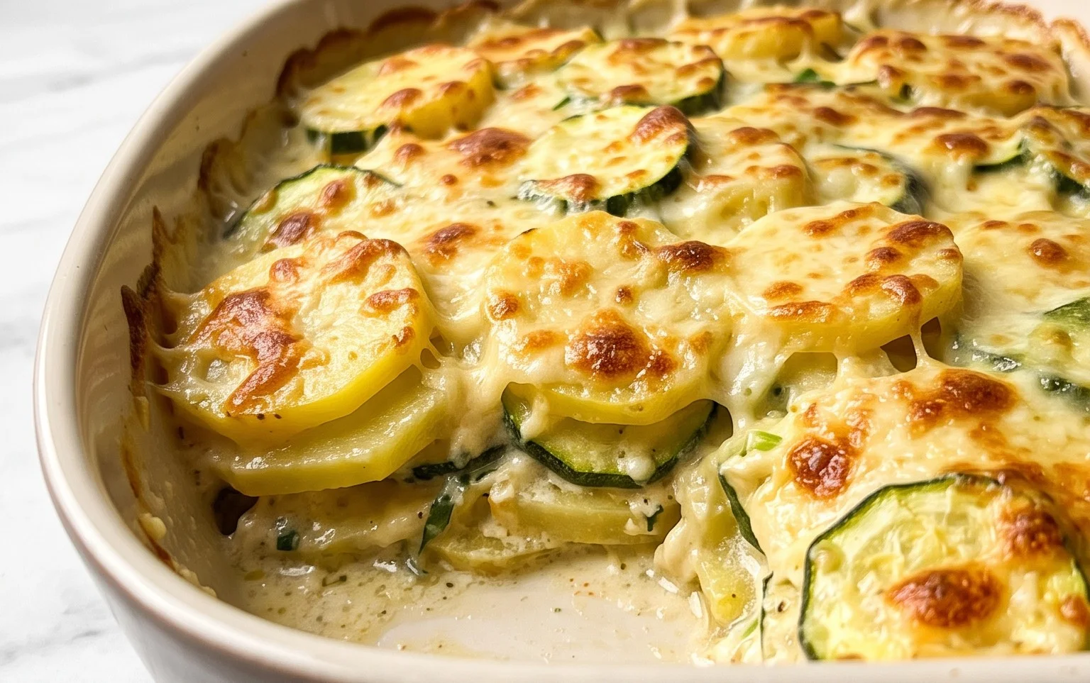 Kartoffel Zucchini Auflauf: Cremig & Lecker