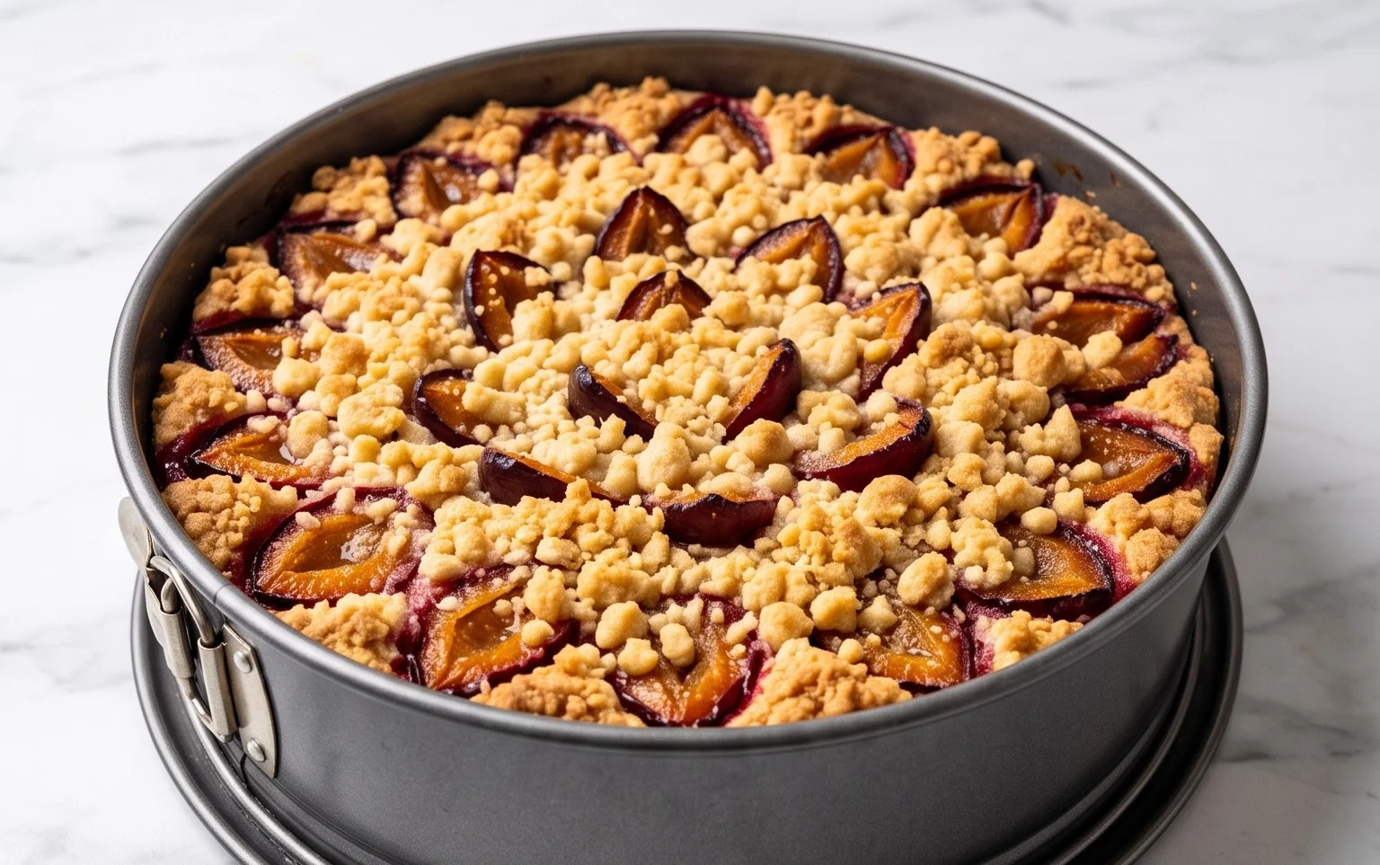 Saftiger Pflaumenkuchen mit Streuseln: Herbsttraum
